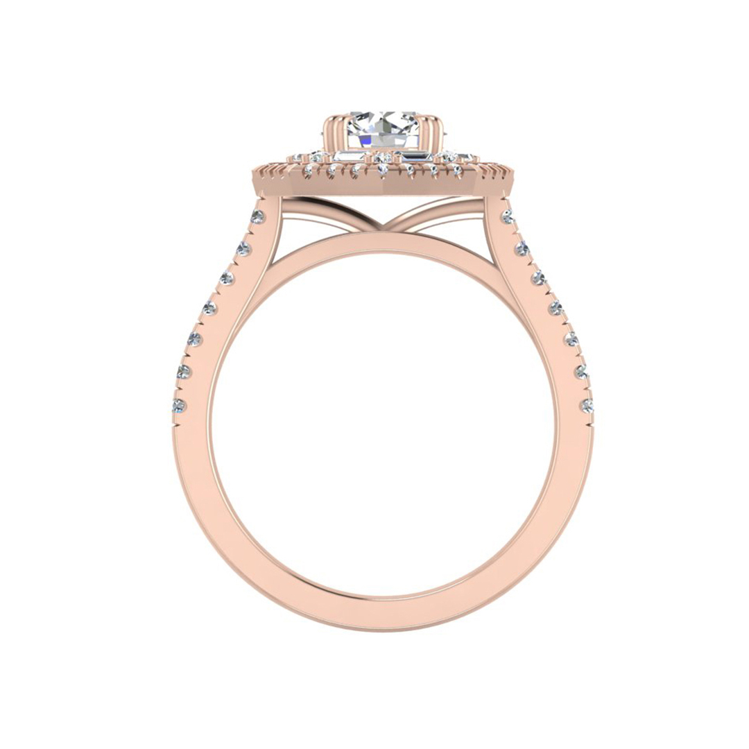 Kendall Halo Engagement Ring